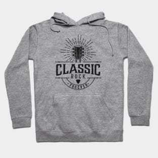 Classic Rock Forever // Vintage Rock Badge Hoodie